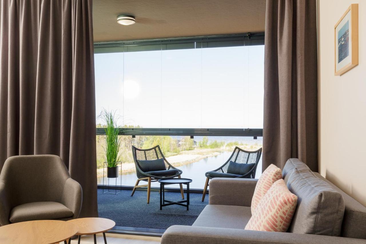 Marina Chalets Studios By Hiekka Booking - Sisaeltaeae Liinavaatteet Ja Loppusiivouksen Kalajoki Rom bilde